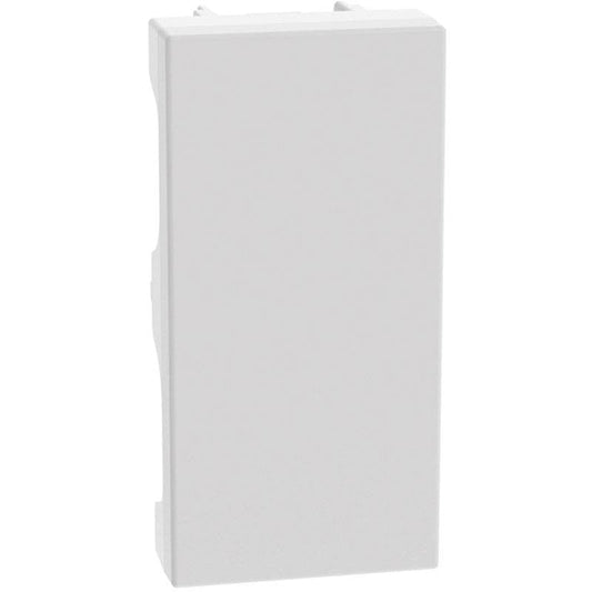 Falso polo tappo Bticino MatixGO 1 modulo bianco, copriforo di colore bianco per sistemi elettrici BTicino.