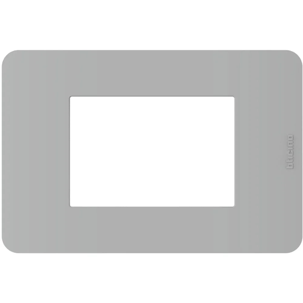 Placca BTicino MatixGO 3 Moduli Grigio SKU JA4803JG - Design Elegante e Funzionalità Eccellente