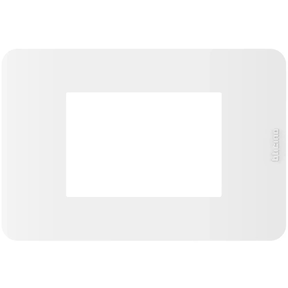 Placca BTicino MatixGO 3 Moduli Bianca - Codice SKU: JA4803JW, Design Elegante e Resistente