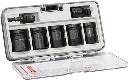 Set Boccole Impact Control 7 Pezzi 1-3 Bosch - Lega d'Acciaio, Massima Durata, Codice 2608551029