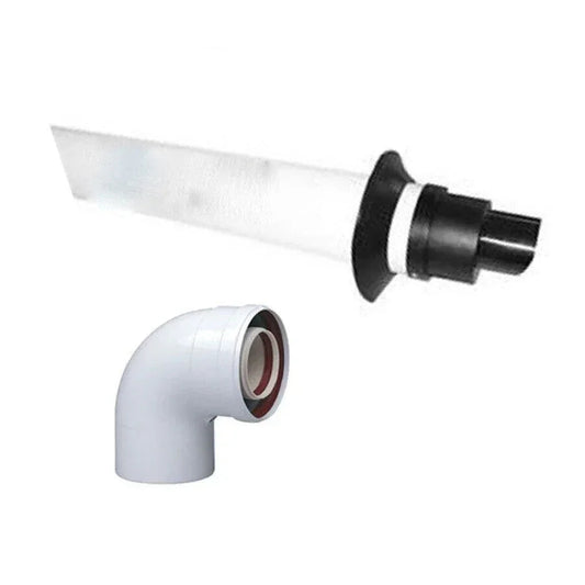 Kit Fumo Coassiale Baxi Ø60/100 - Scarico Fumi Caldaie a Condensazione - Facilita Installazione e Migliora Efficienza