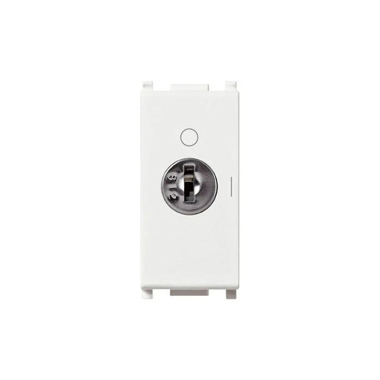 Interruttore Vimar Plana a Chiave 2P 16AX Bianco SKU 14083 - Sicurezza e Design Elegante