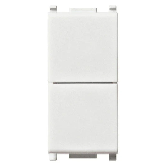 Doppio Pulsante Vimar Plana 10A NO+NO 14066 - Controllo Circuiti Elettrici Indipendenti, Design Elegante