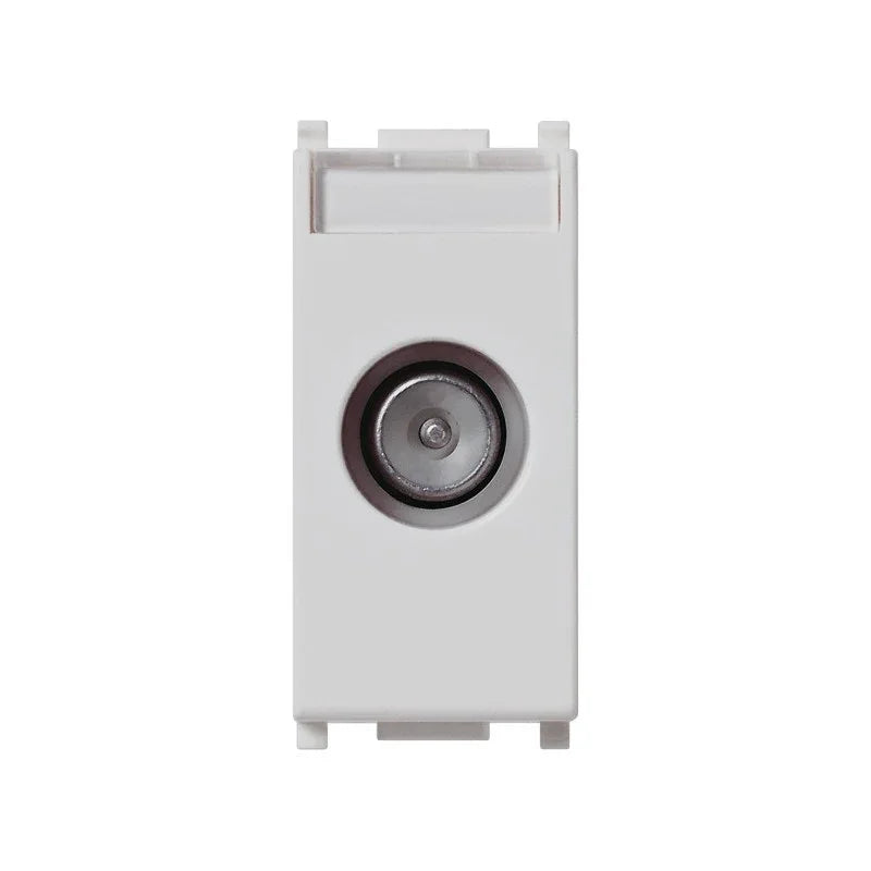 Presa TV Passante Vimar Plana 14300.10 - Alta Qualità, Attenuazione 10 dB, Design Elegante
