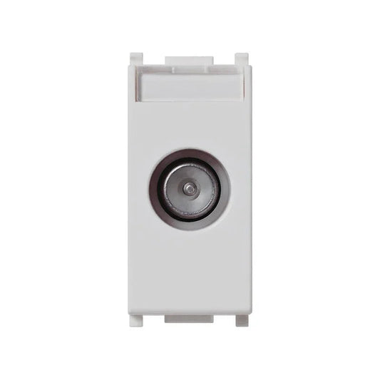 Presa TV Passante Vimar Plana 14300.10 - Alta Qualità, Attenuazione 10 dB, Design Elegante