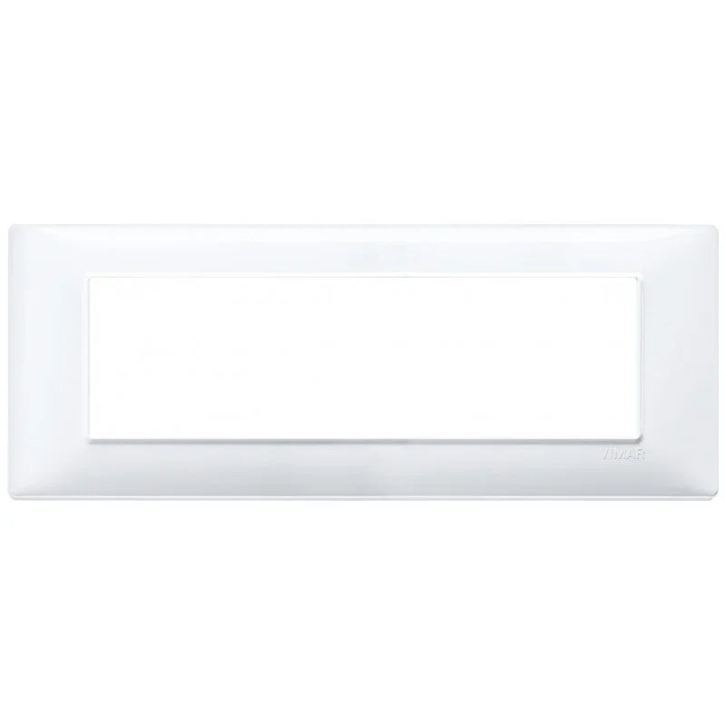Vimar Plana Placca 7 Moduli Bianco 14657.01 - Design Elegante e Funzionalità Superiore