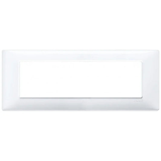 Vimar Plana Placca 7 Moduli Bianco 14657.01 - Design Elegante e Funzionalità Superiore