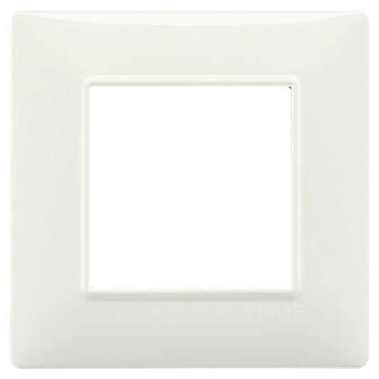 Vimar Plana Placca 2 Moduli Colore Avorio SKU 14642.02 - Design Elegante, Resistente e Funzionale