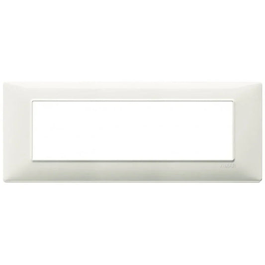 Vimar Plana Placca 7 Moduli Colore Avorio - SKU 14657.02, Design Elegante in Tecnopolimero