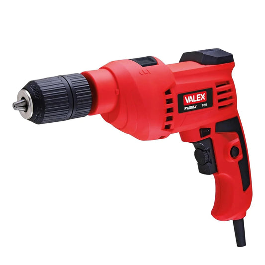 Valex T65 1421374 Trapano a Percussione 650W, Mandrino 2-13mm, 3100 giri/min, Ergonomico e Leggero