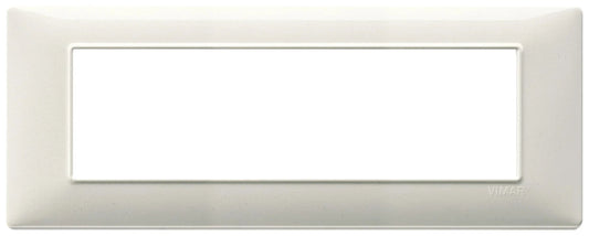 Vimar Plana Placca 7 Moduli Bianco Granito 14657.06 - Design Moderno, Tecnopolimero Resistente