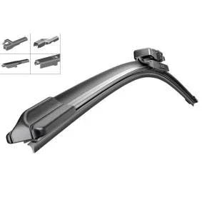 BOSCH 1 Spazzola Tergicristallo AM650U, Larghezza 650mm, Design Aerodinamico, Facile Montaggio, Codice Articolo 3 397 008 587