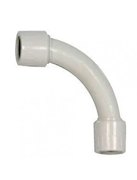 Curv Stagna Tubo/Tubo D32 IP65 - Accessorio Elettrico Resistente a Polvere e Acqua, Materiale Autoestinguente