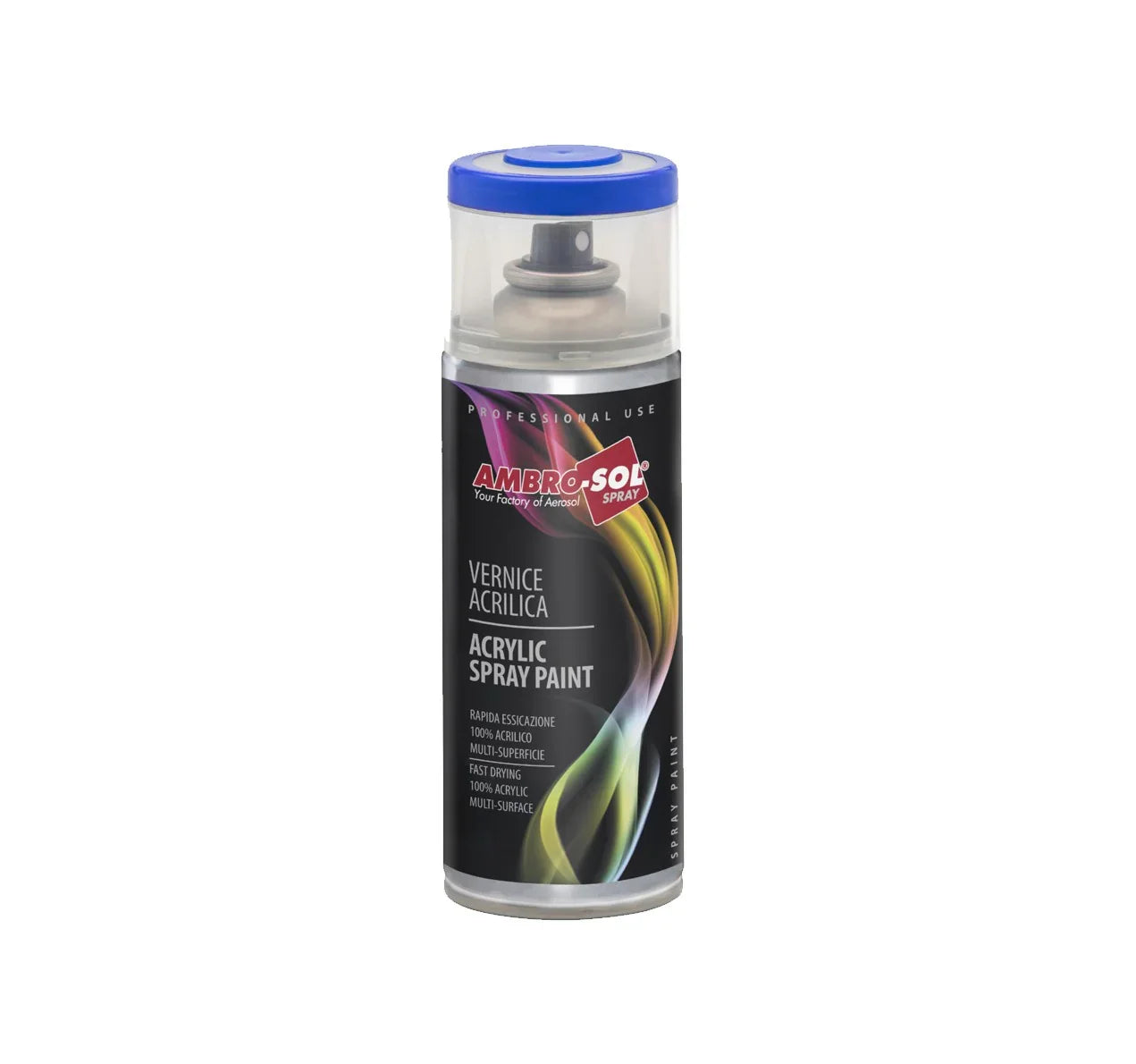 Ambro-Sol Vernice Acrilica Spray Blu Traffico 400ml - Rapida Essiccazione, Multi-Superficie, Formula 100% Acrilica