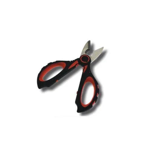 Forbice Professionale Elettricista FAEG 26917, Design Ergonomico e Lame Affilate, Rosso