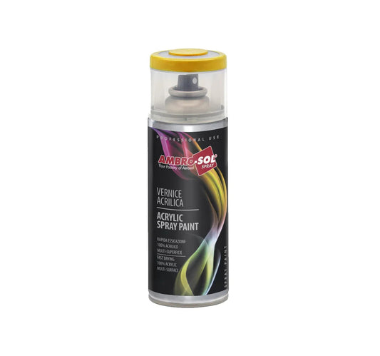 Ambro-Sol Vernice Acrilica Spray Giallo Traffico 400ml - Asciugatura Rapida, Aderenza Eccellente, SKU: [inserire SKU]