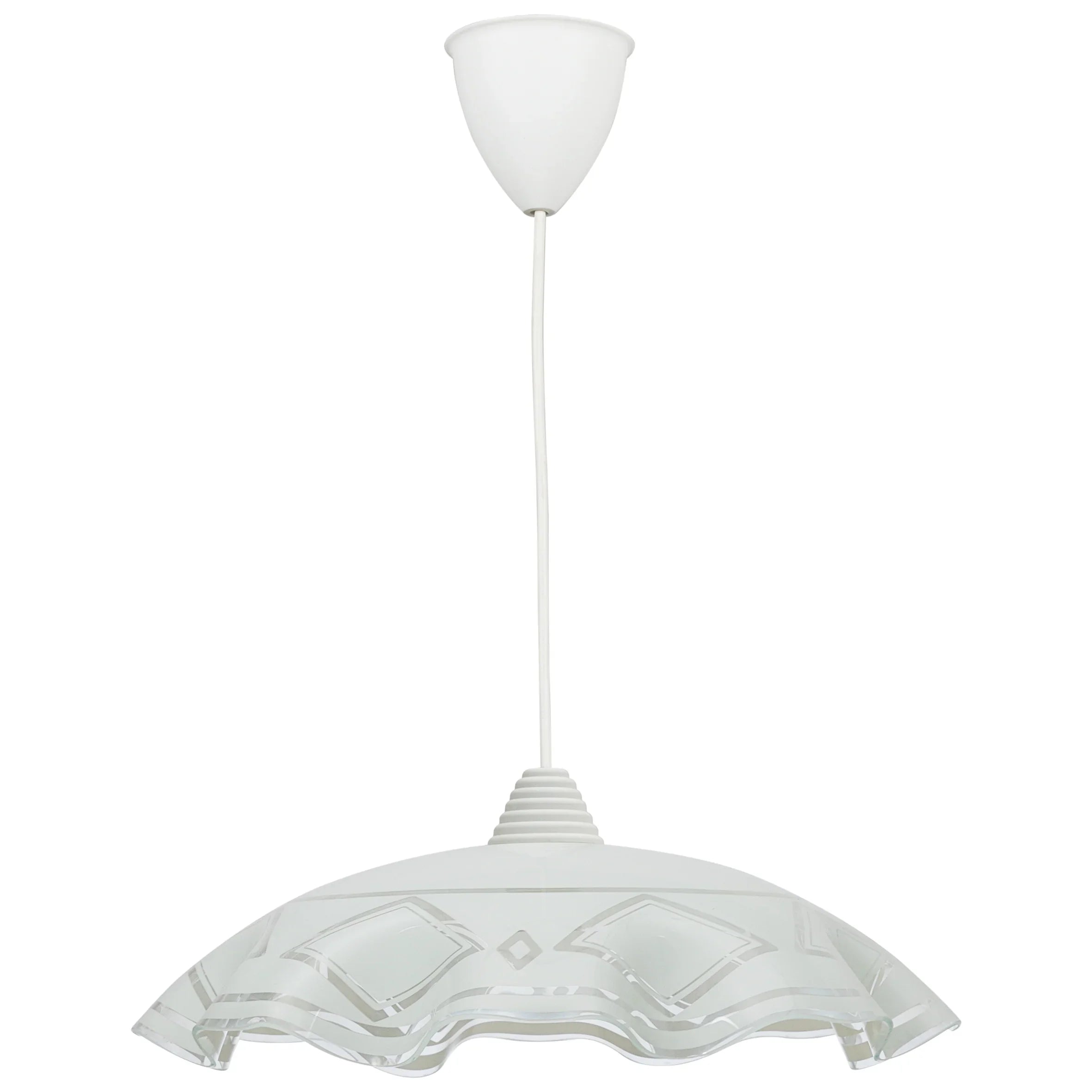 Lampada Sospesa Brigida E27 1 Luce 42 cm - Design Elegante in Vetro e Metallo - Made in Italy - SKU [inserire codice SKU qui]