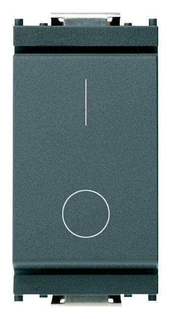 Interruttore VIMAR 2P 16AX Grigio - SKU 16016, Design Elegante, Facile Installazione, 250V