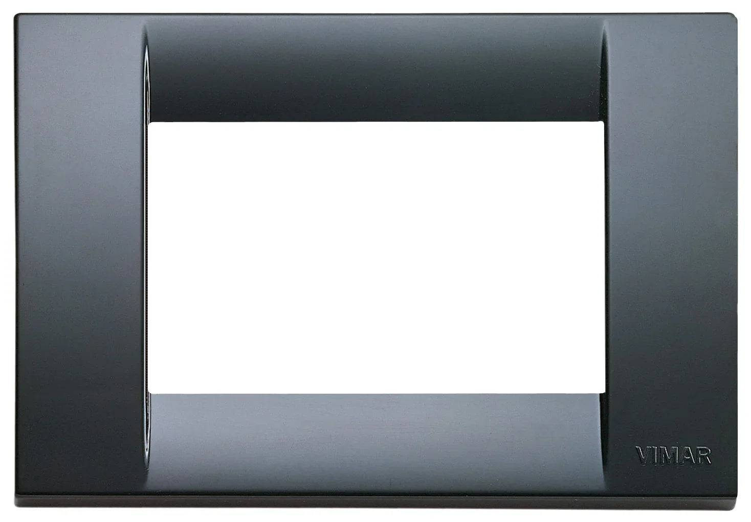 VIMAR Placca Classica 3M Grigio Grafite - SKU 16743.15, Design Elegante, Tecnopolimero Resistente