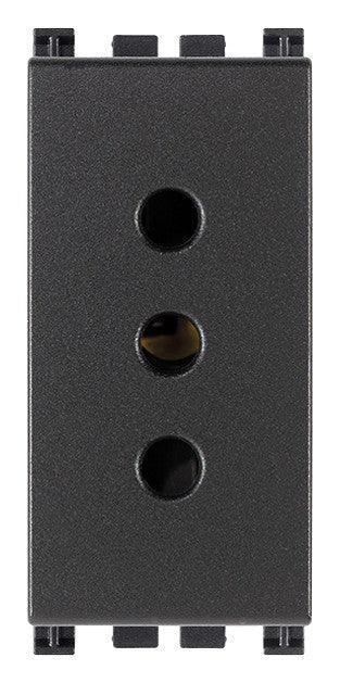 Presa VIMAR 2P+T 10A P11 Grigio - Codice SKU 19201, Design Moderno & Sicurezza SICURY