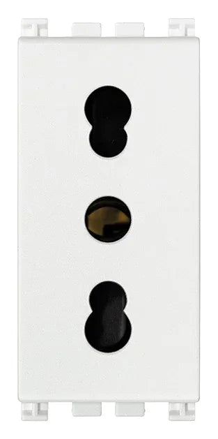 Presa VIMAR 2P+T 16A P17/11 Bianco - 19203.B, Sicura e Facile da Installare, Ideale per Casa e Ufficio