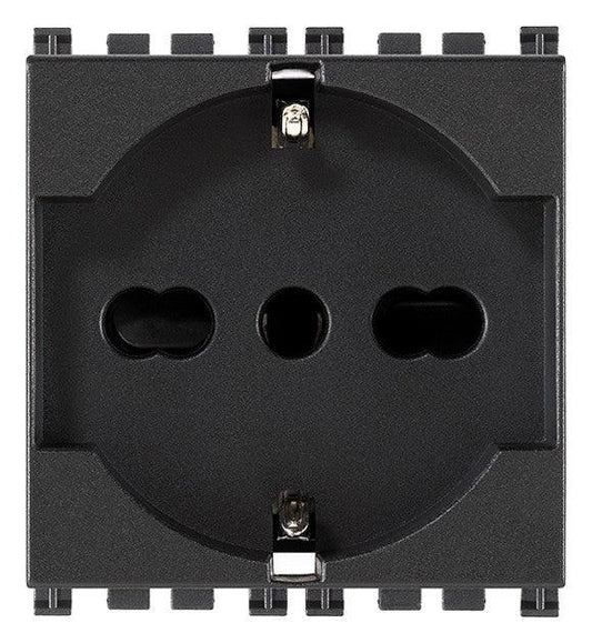 Presa VIMAR 2P+T 16A Universale Grigio - SKU 19210, Sicurezza e Qualità per Casa e Ufficio