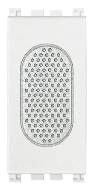 VIMAR Buzzer 230V 50-60Hz Bianco - Segnalazione Acustica Affidabile - Codice SKU 19378.B