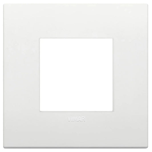 Placca VIMAR Classic 2M Bianco 19642.74 - Design Elegante, Tecnopolimero Resistente, Facile Installazione