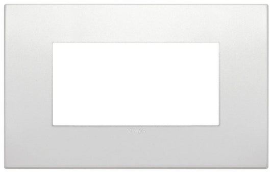 VIMAR Placca Classic 4M Perla Matt - Elegante Finitura 19654.05, Installazione Facile, Design Versatile