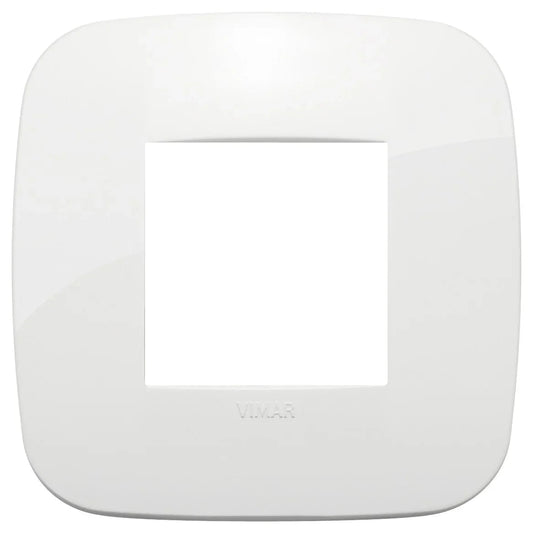 Placca Round 2M Bianco VIMAR - Design Elegante in Tecnopolimero, SKU 19672.84, Facile da Installare