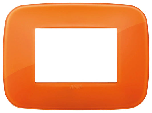 VIMAR Placca Round 3M Reflex Orange, Resistente in Tecnopolimero - SKU 19683.63