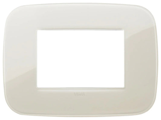VIMAR Placca Round 3M Reflex Avorio, SKU 19683.67 | Design Elegante e Resistente per Ambienti Moderni