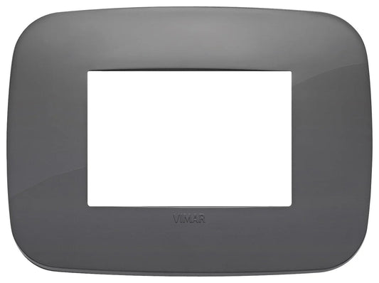 Placca Round 3M Grigia VIMAR - SKU 19683.82, Tecnopolimero Resistente, Design Elegante e Versatile