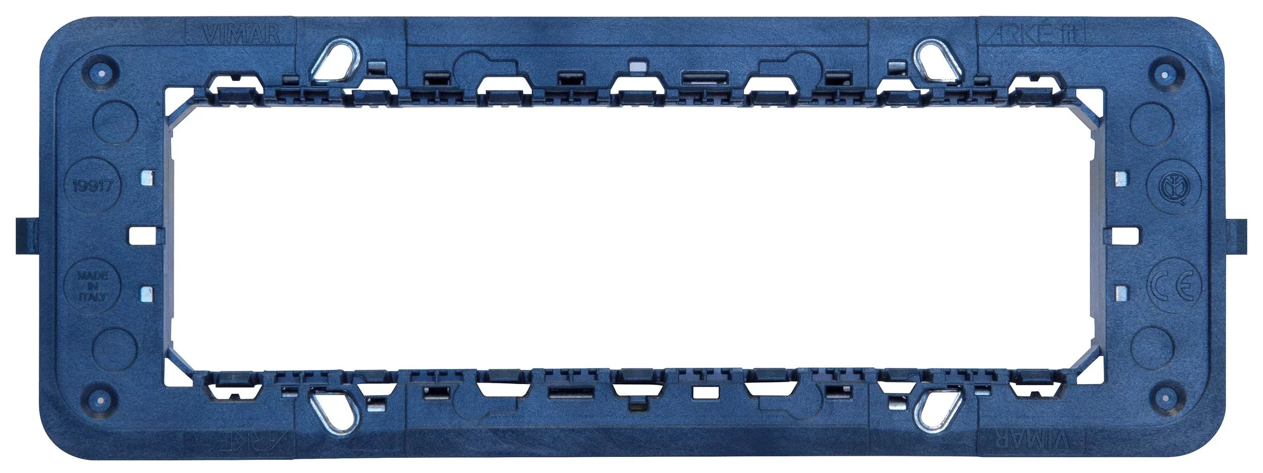 VIMAR Supporto Arké Fit 7 Moduli con Viti - Codice SKU 19917, Installazione Facile e Compatibile