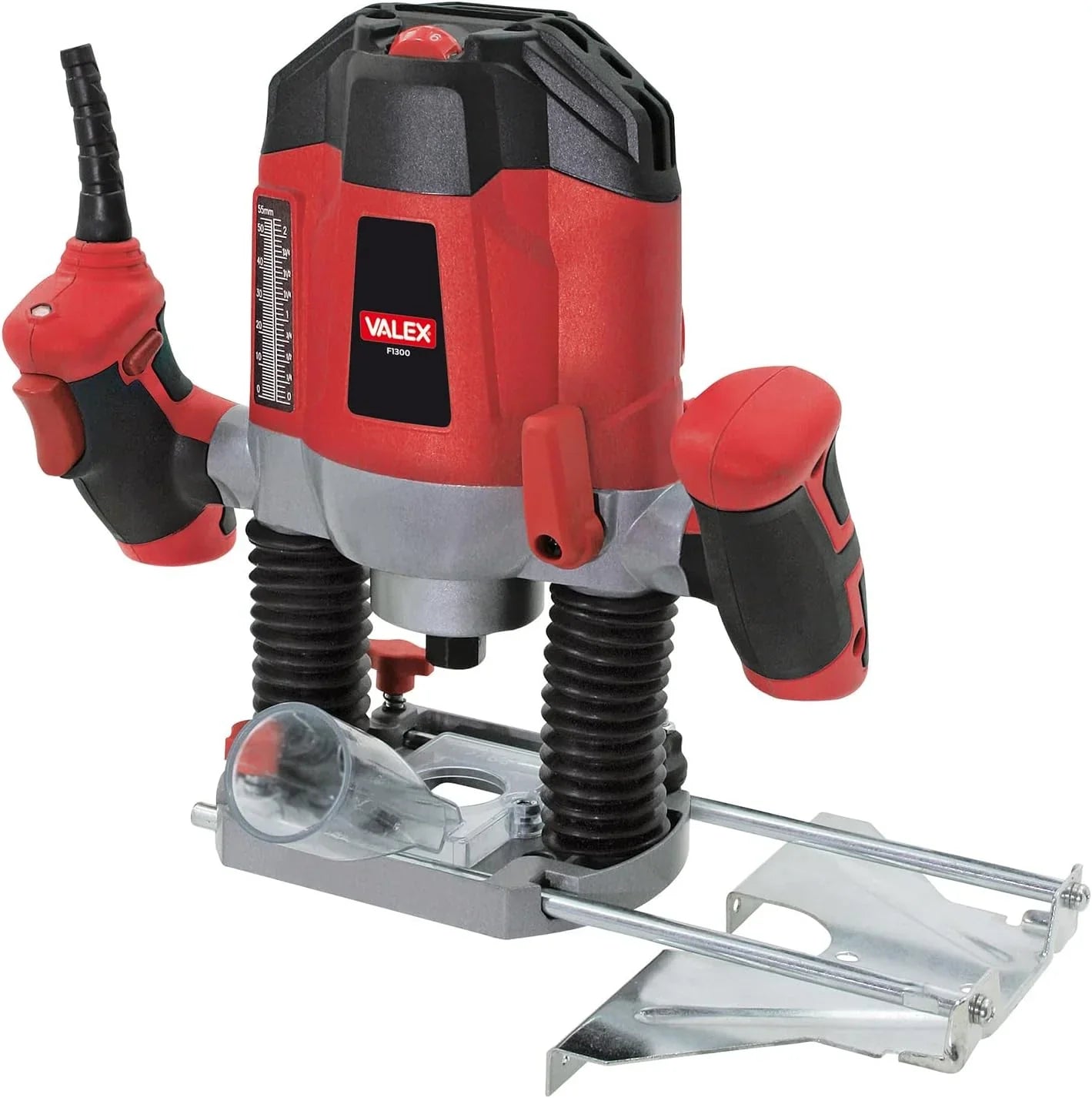 Fresatrice Verticale Valex F1300 1300 W - Motore Potente, Velocità Variabile, Incisione 53mm, Codolo 6/8mm