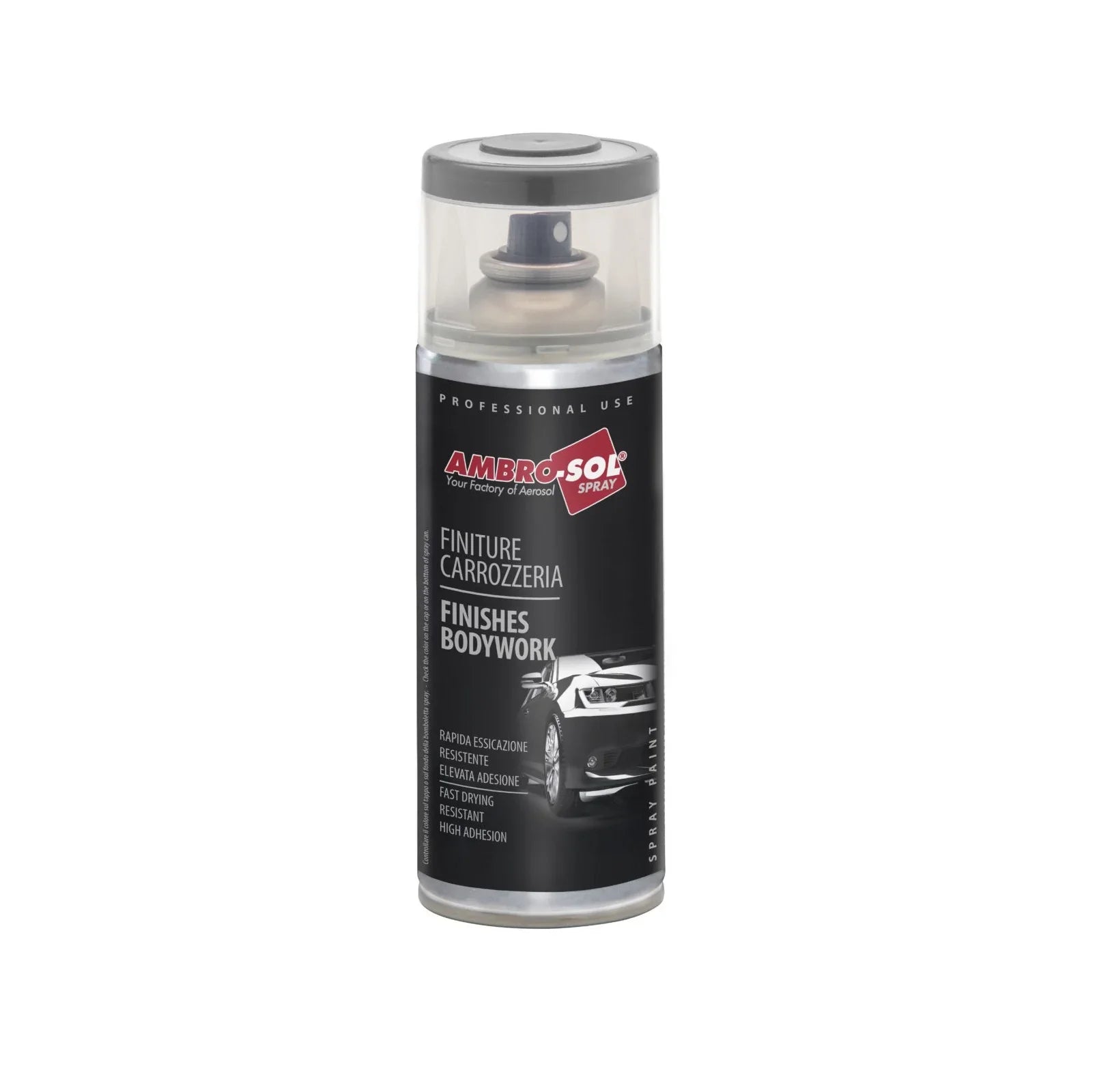 Ambro-Sol Smalto Finiture Carrozzeria 400ml - Alluminio Ruote Resistente e Veloce Asciugatura