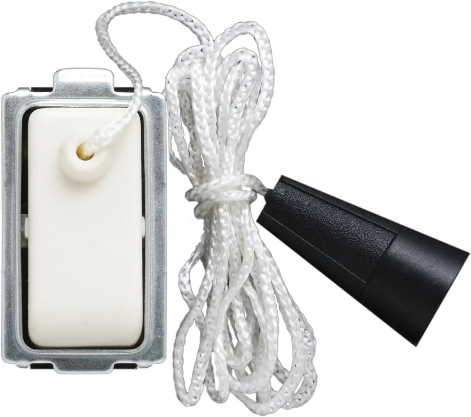 Pulsante Unipolare Con Corda 10A 250V FEB - Avorio, Compatibile Con Sistemi Magic, Certificato IMQ