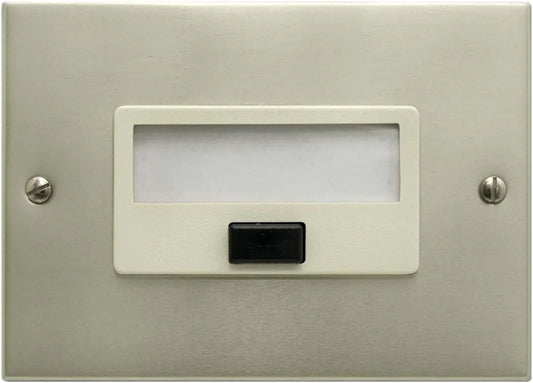 Targhetta con Nome Pulsante FEB 2090/CH in Argento - Design Elegante, Compatibile con Sistema Magic