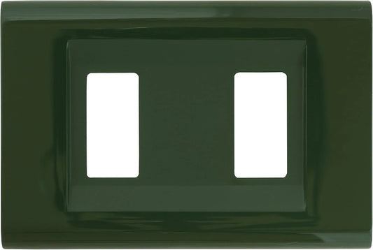 Placca Click 2F Verde Scozia FEB 2582/VS - Design Elegante, Materiale Resistente e Facile Installazione