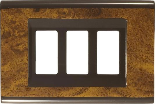 Placca Click 3F Radica X Magic - FEB 2583/RA, Tecnopolimero, Facile Installazione, Design Elegante