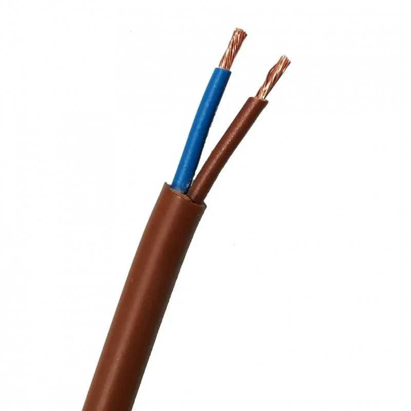 Cavo FS18OR18 Antifiamma 2x1,5 MMQ Marrone - 100mt - PVC Ignifugo e Alta Conduttività