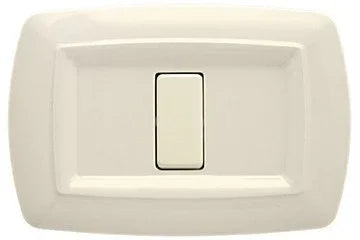Placca Tondo' 3 Posti Avorio FEB 2593/A - Design Elegante e Funzionale per Ambienti Raffinati