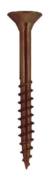 Viti TPS Truciolare Bronzato 6x100 mm - Cod. FR 07001I60100 - Confezione da 100 pz - Resistente alla Corrosione