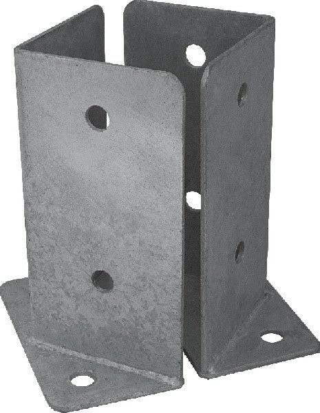 Staffe 2 Portapil a L 5 - Cod. SKU: 80x80 - Alta Resist. Alla Corrosione e Facile Installazione