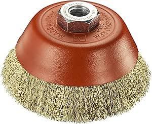 Spazzola Tazza Acciaio-Ottone D100mm BT100 - Versatile e Flessibile per Pulizia e Finitura