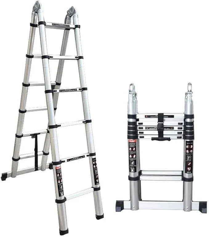 Scala Telescopica 78-160-320 cm Combinata in Alluminio - SKU: [SKU_CODE] - Leggera e Sicura per Ogni Lavoro