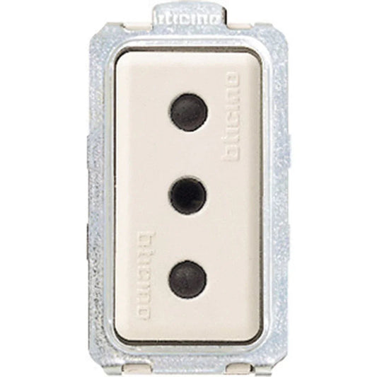 Presa BTicino Magic Piccola 2P+T 10A 5113 - Sicurezza Avanzata e Design Compatto