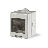 Involucro Stagno IP55 2P C/Portello - Protezione Elettrica per Esterni, Compatibile con EVOLUTION e 8000