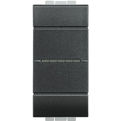 Bticino Livinglight L4051N - Interruttore Assiale 1P 10A Antracite