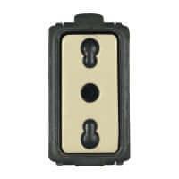 Presa 2P+T 16A Biv. P11/P17 Avorio - Alta Qualità, Design Elegante, Compatibile e Sicura
